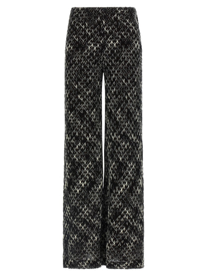 Flamed lace pants Pants