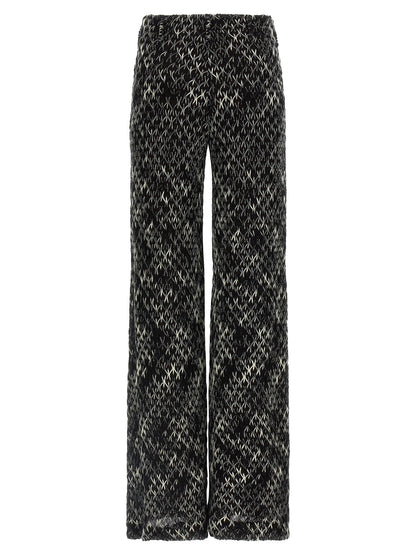 Flamed lace pants Pants