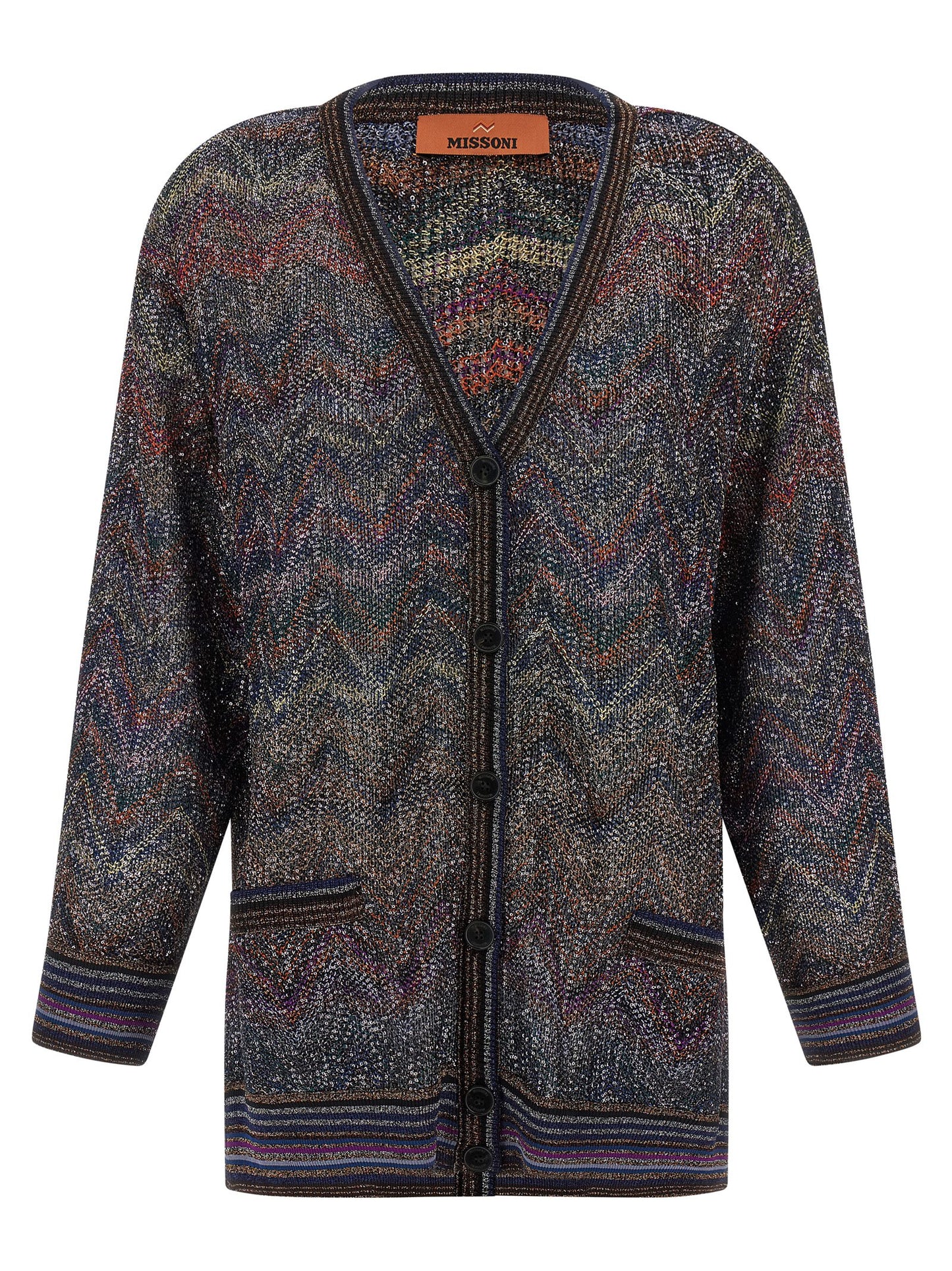 Zigzag pattern cardigan Sweater, cardigans