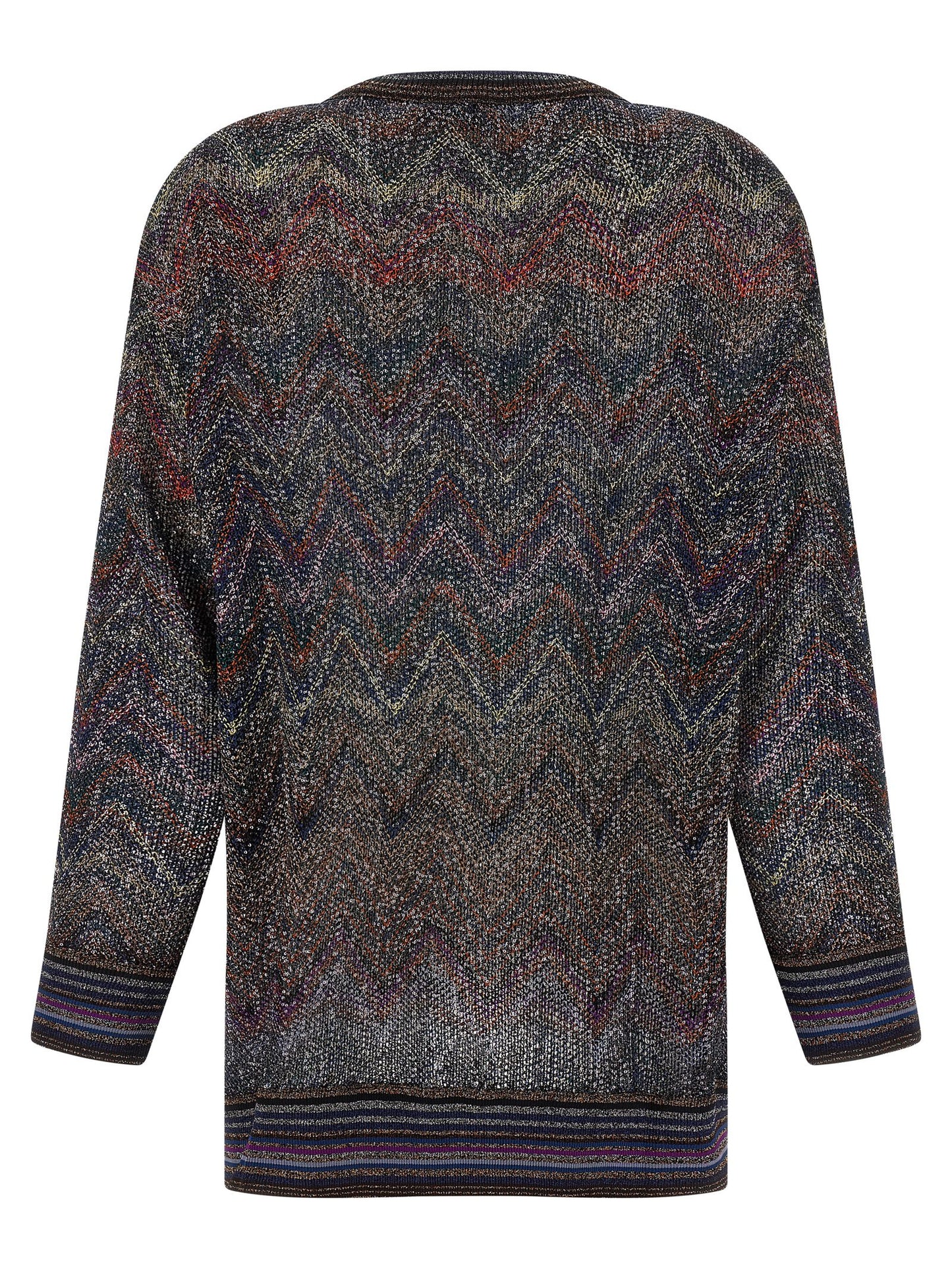 Zigzag pattern cardigan Sweater, cardigans