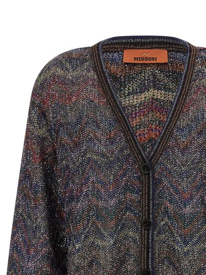 Zigzag pattern cardigan Sweater, cardigans
