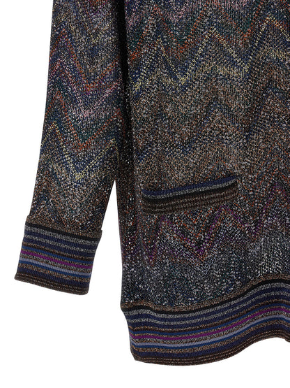 Zigzag pattern cardigan Sweater, cardigans