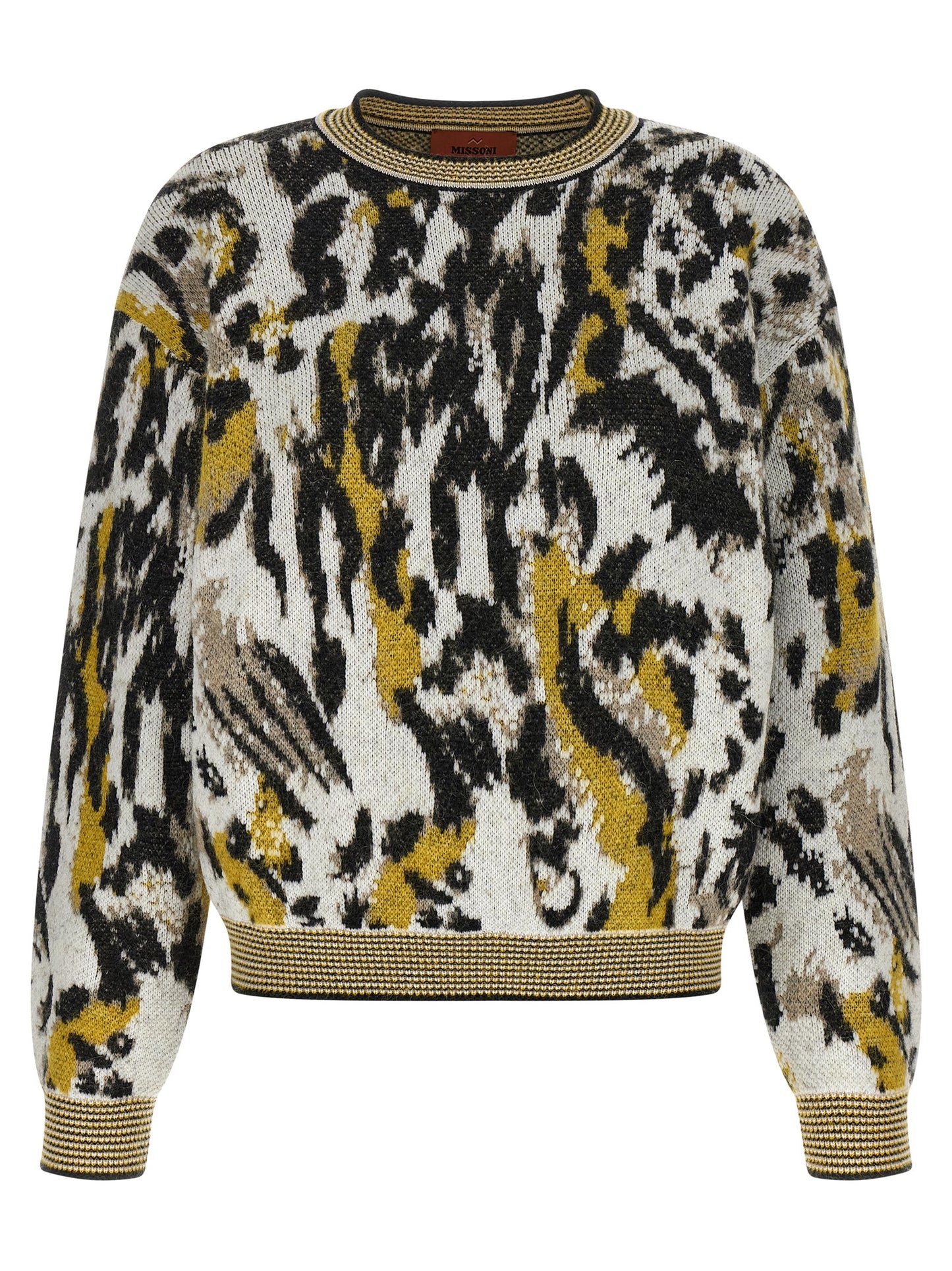 Animalier motif sweater Sweater, cardigans