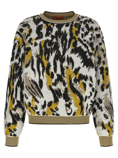Animalier motif sweater Sweater, cardigans