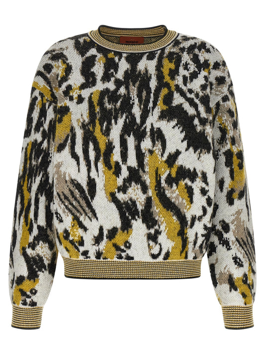Animalier motif sweater Sweater, cardigans