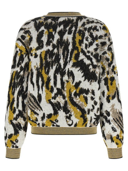 Animalier motif sweater Sweater, cardigans