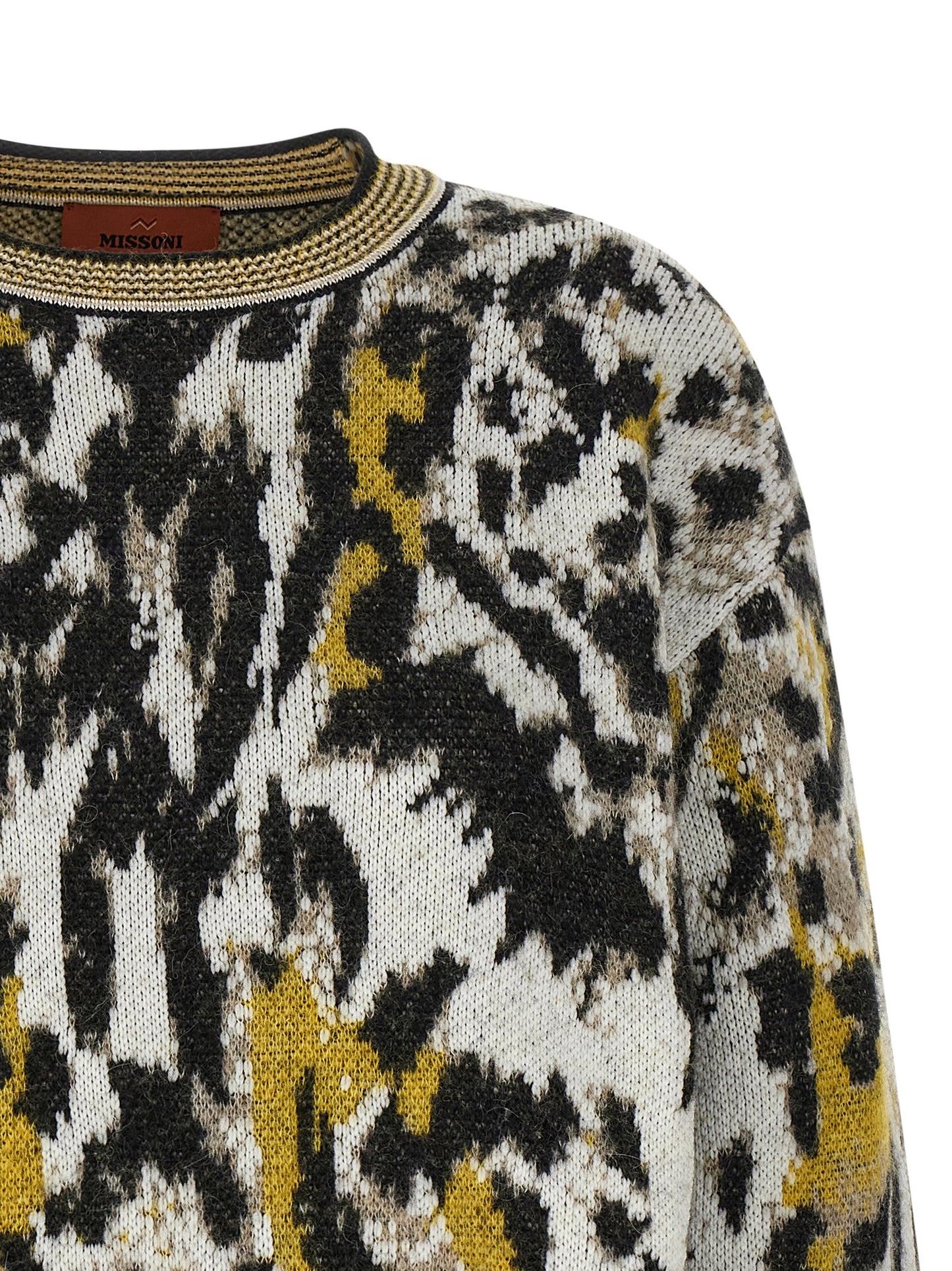Animalier motif sweater Sweater, cardigans
