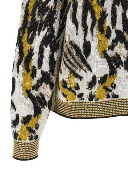 Animalier motif sweater Sweater, cardigans