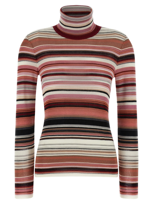 Striped turtleneck sweater Sweater, cardigans