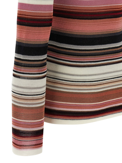 Striped turtleneck sweater Sweater, cardigans