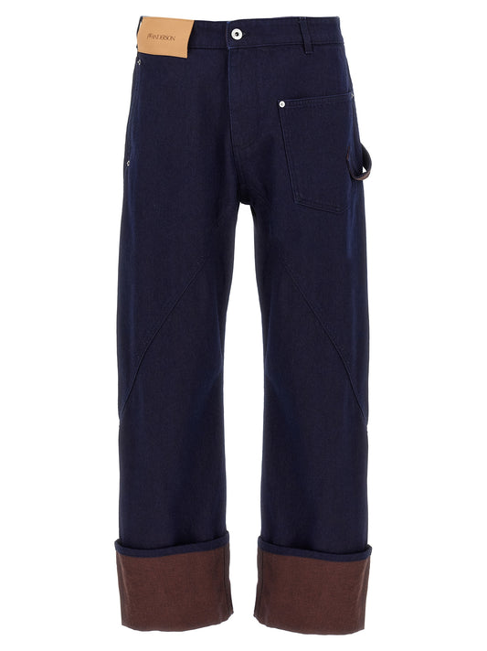 'Turn Up Twisted Workwear' jeans Jeans