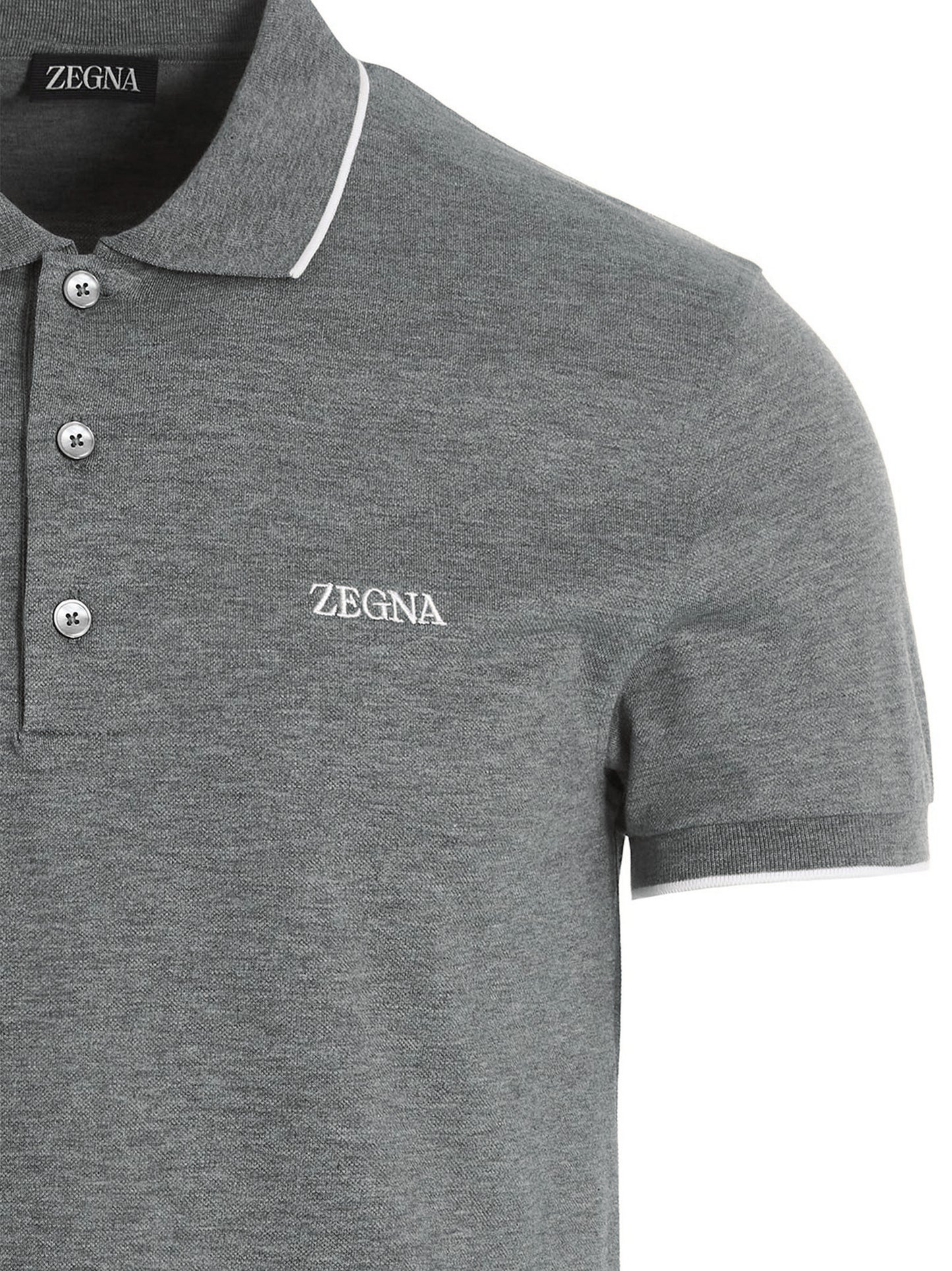 Embroidered logo polo shirt Polo