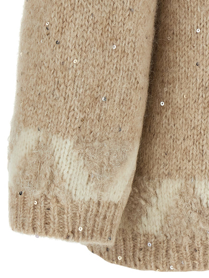 'Punto Luce' embroidery sweater Sweater, cardigans