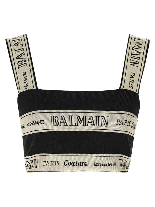 'Nastro Balmain' top Tops