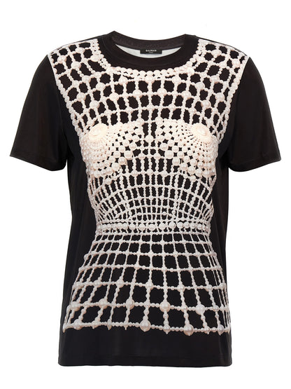 Trompe l'oeil t-shirt T-shirt