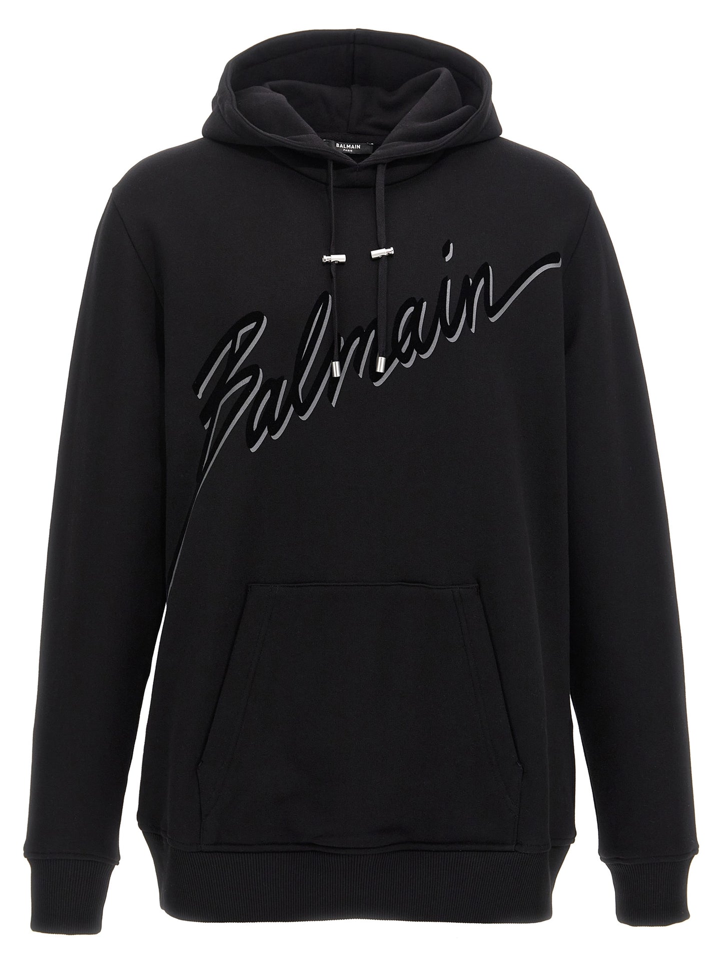 Velvet logo hoodie Sweatshirt