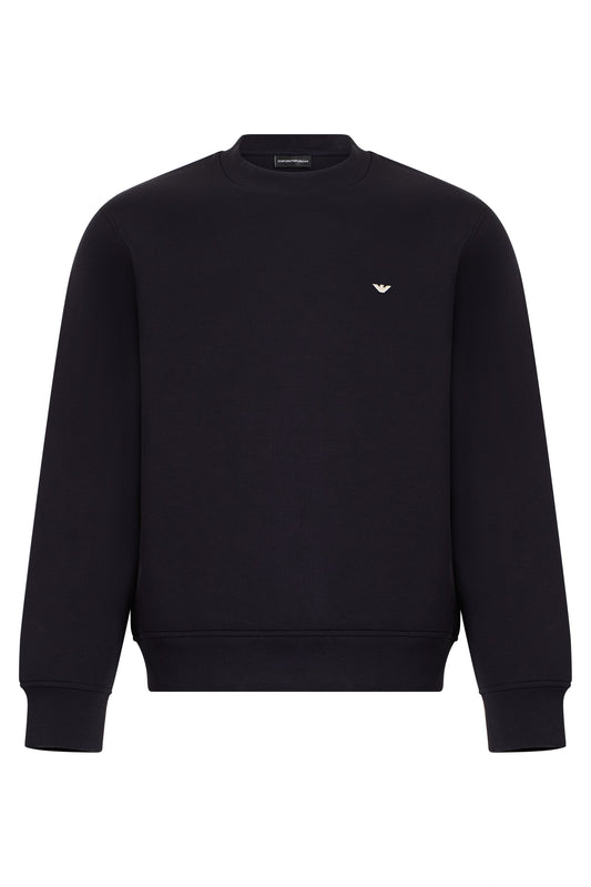 Emporio Armani Crew neck sweatshirt in cotton