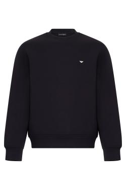 Emporio Armani Crew neck sweatshirt in cotton