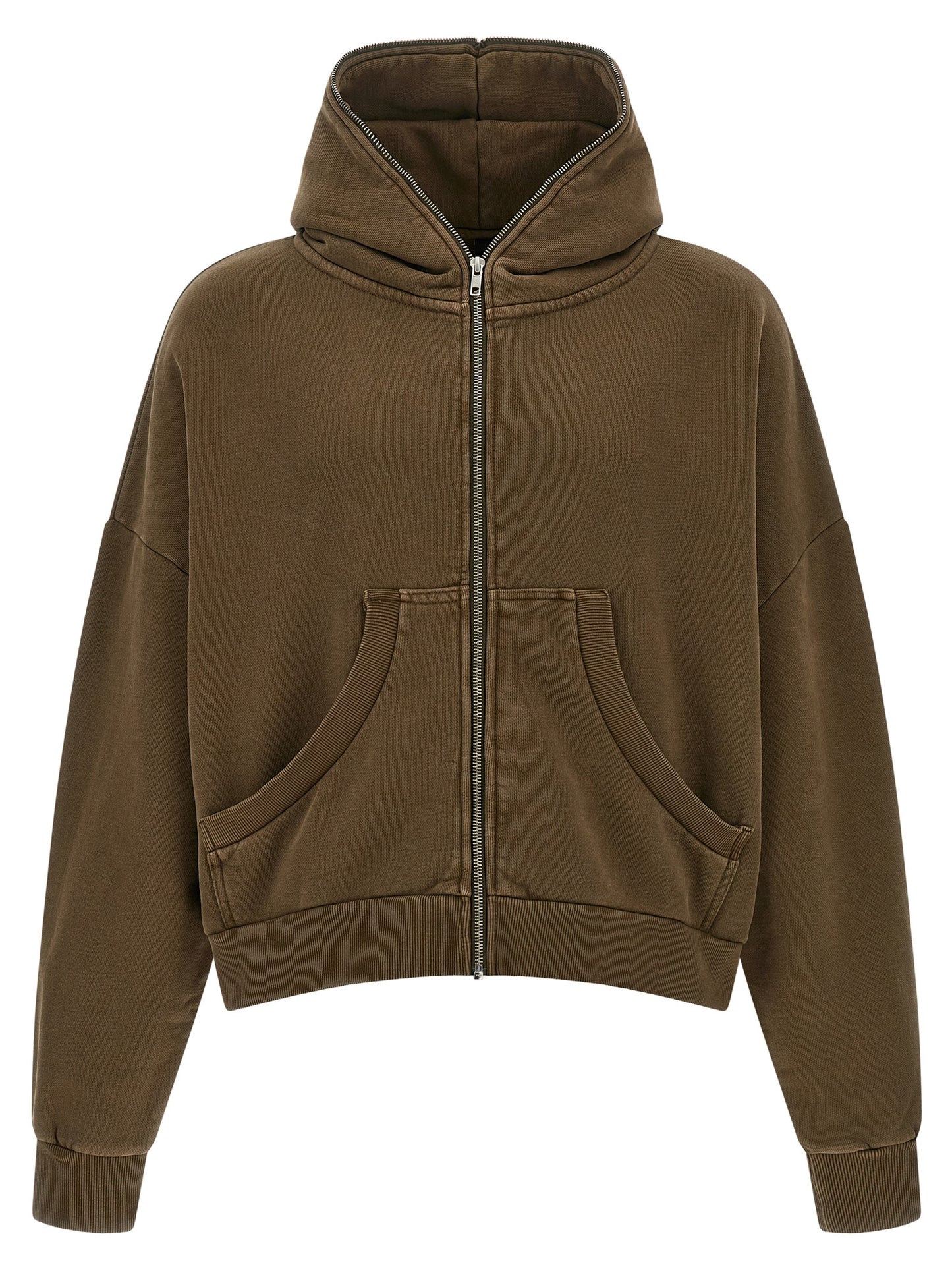 'Eternal Zip Washed' hoodie Sweatshirt