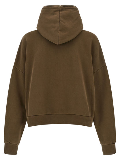 'Eternal Zip Washed' hoodie Sweatshirt