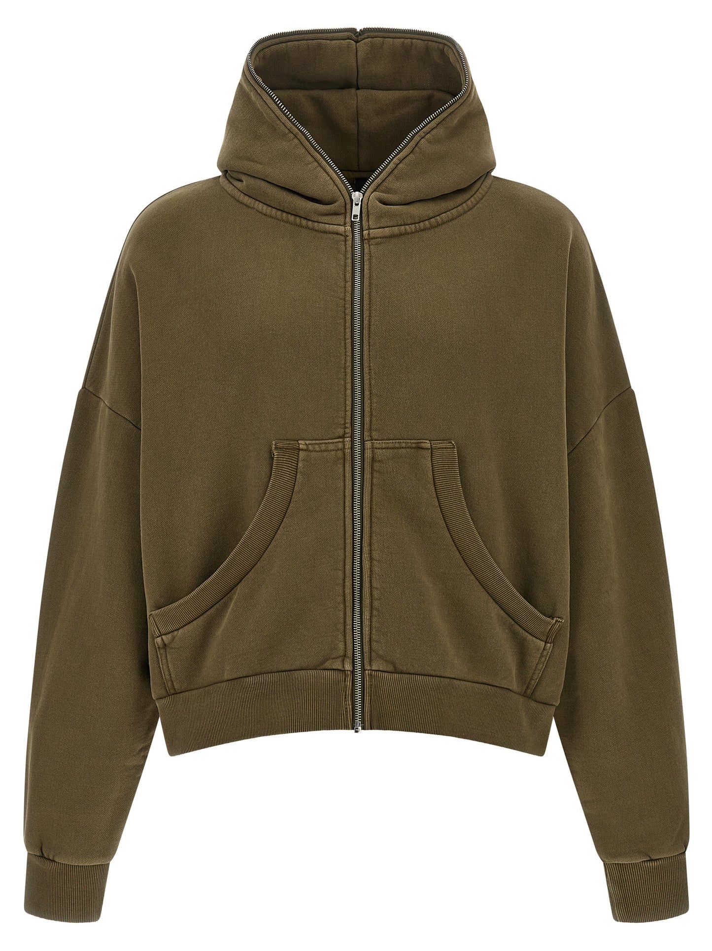 'Eternal Zip Washed' hoodie Sweatshirt