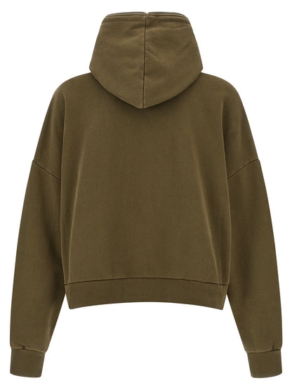 'Eternal Zip Washed' hoodie Sweatshirt