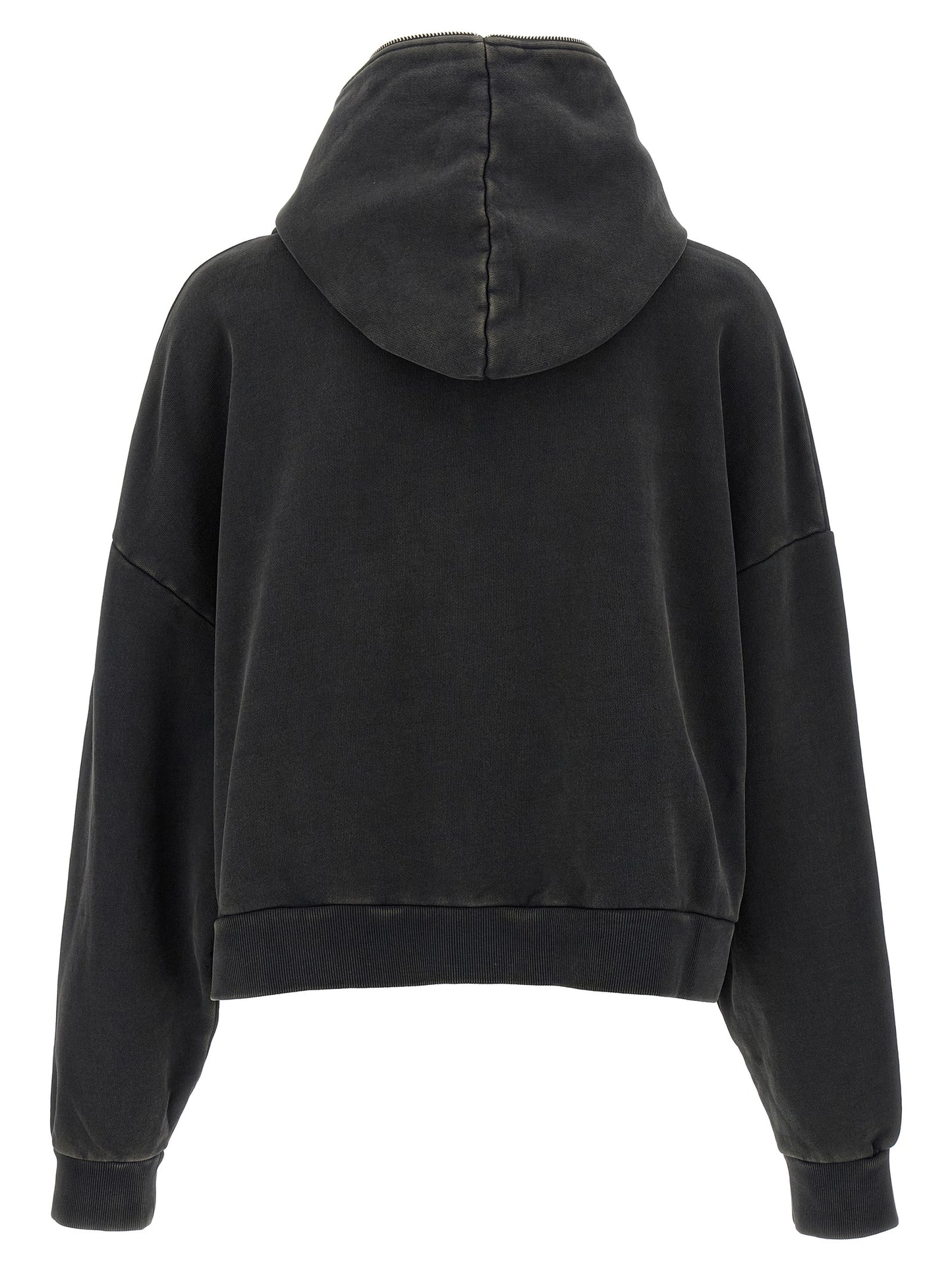 'Eternal Zip Washed' hoodie Sweatshirt