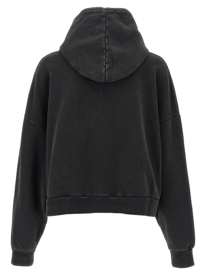 'Eternal Zip Washed' hoodie Sweatshirt