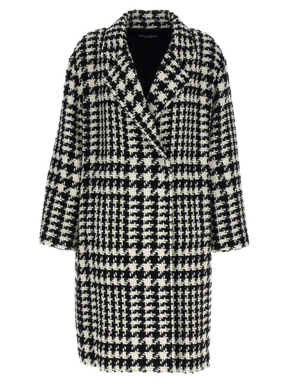 'Pied de Poule' coat Coats, trench coats