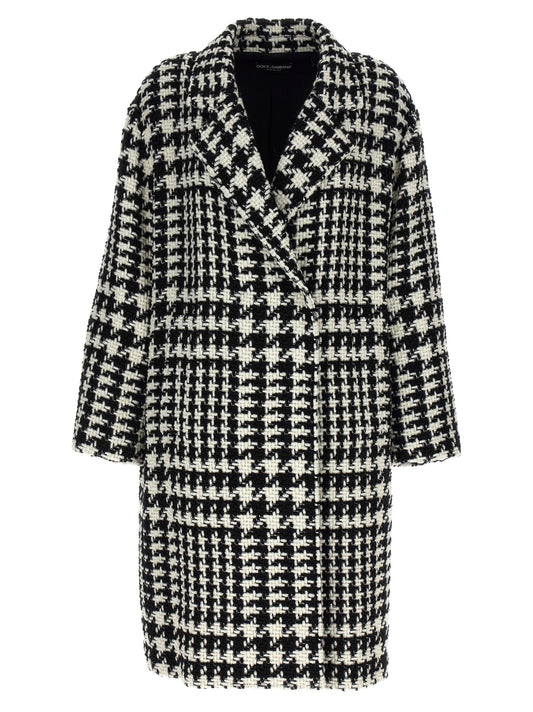 'Pied de Poule' coat Coats, trench coats