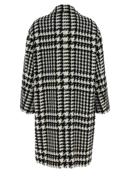 'Pied de Poule' coat Coats, trench coats
