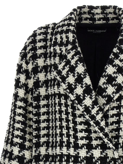 'Pied de Poule' coat Coats, trench coats