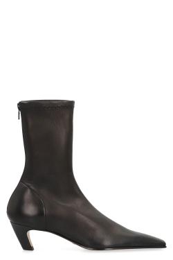 Khaite Arizona ankle boots in leather