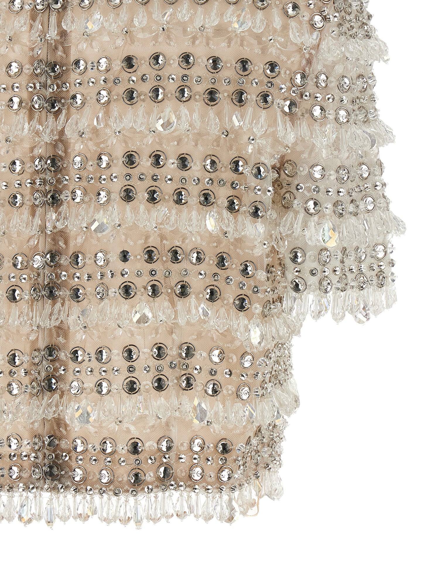 'Crystal-Embroidered Crop' top Tops
