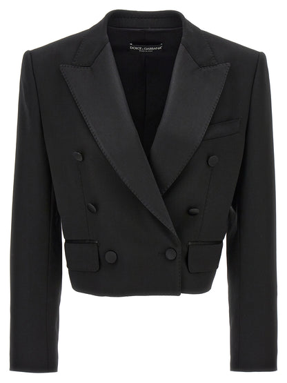 'Tuxedo' crop blazer Blazer and Suits
