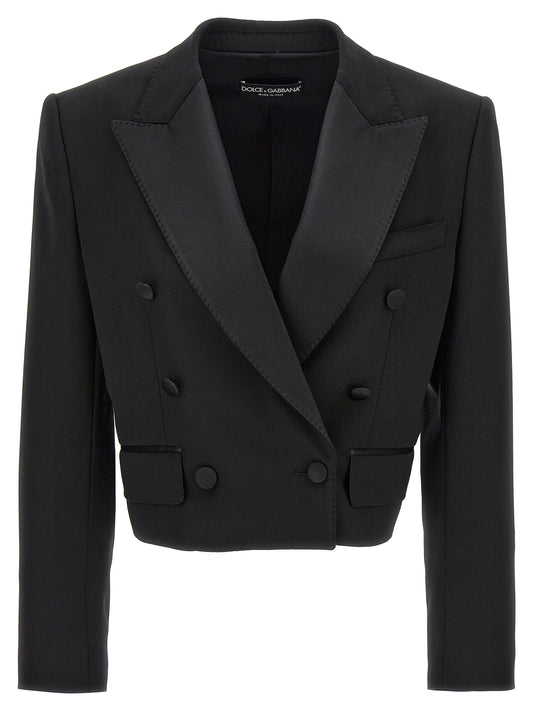 'Tuxedo' crop blazer Blazer and Suits