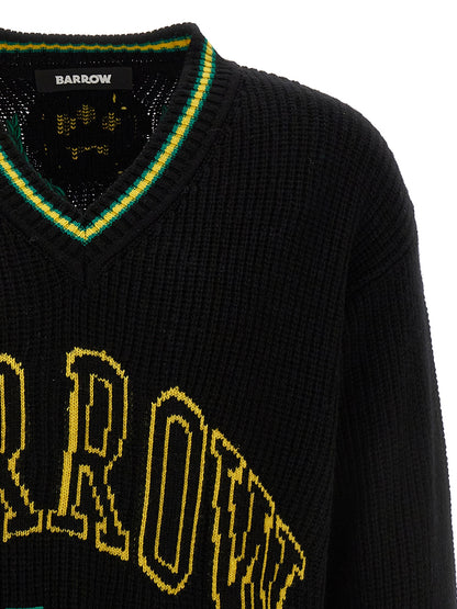 Logo embroidery sweater Sweater, cardigans