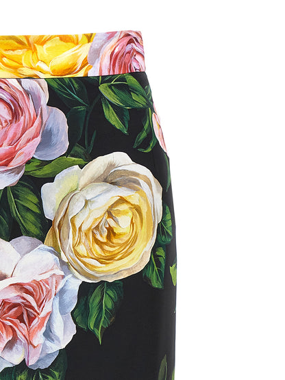Floral longuette skirt Skirts