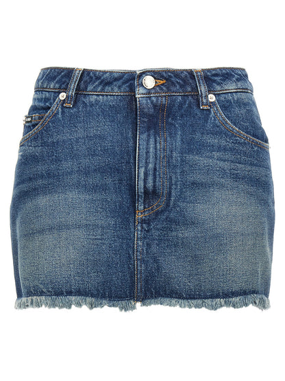 Denim mini skirt Skirts