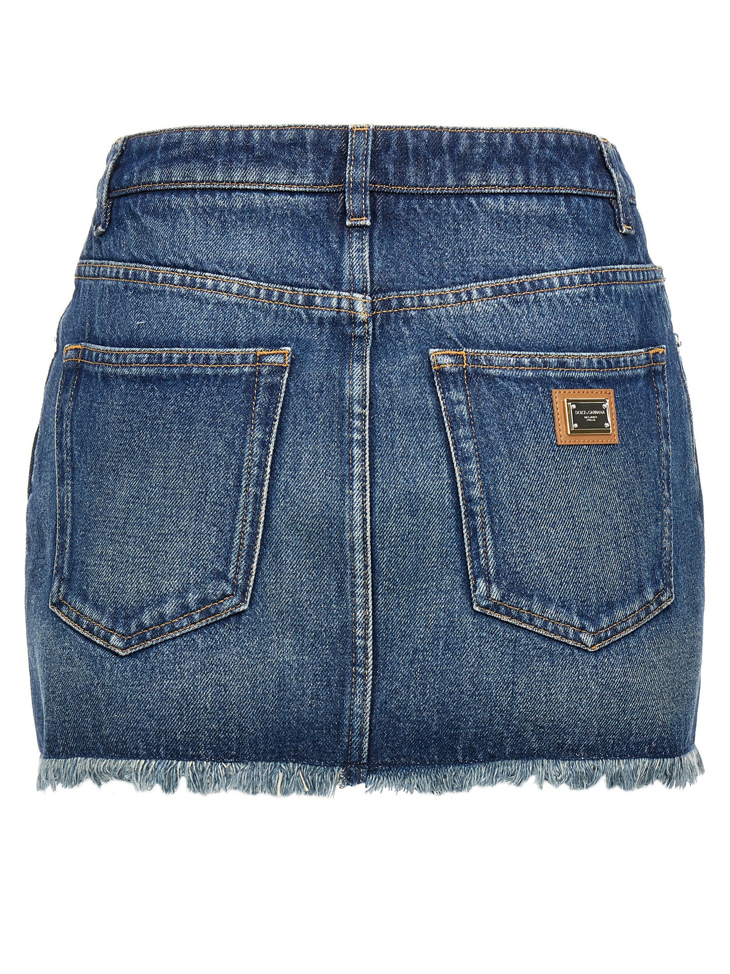 Denim mini skirt Skirts