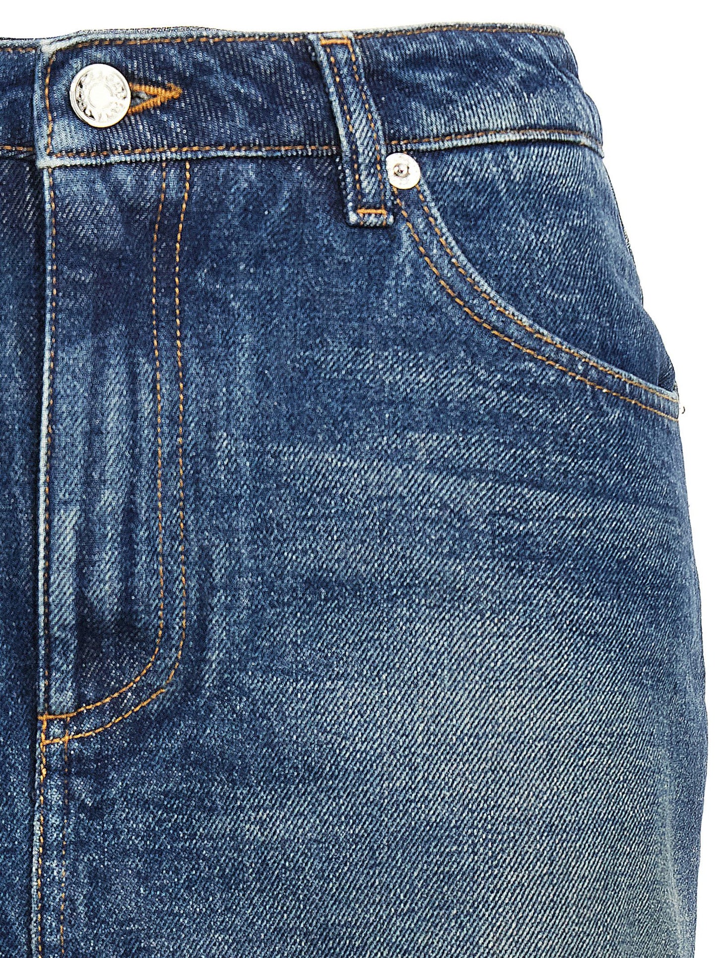 Denim mini skirt Skirts