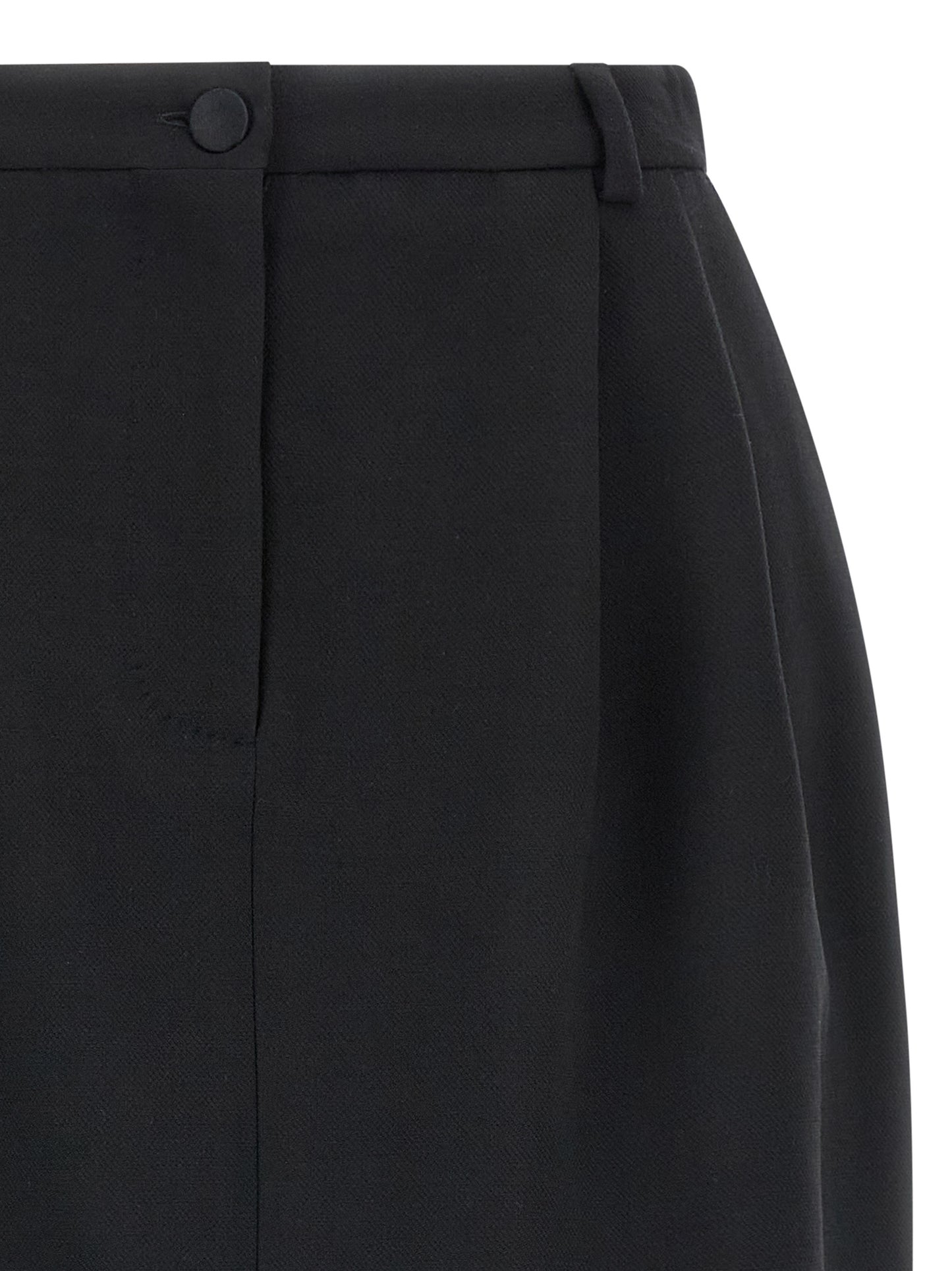 Wool crêpe skirt Skirts