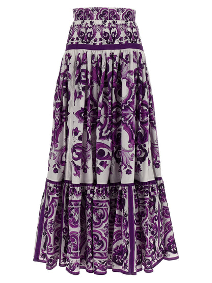 Majolica print skirt Skirts