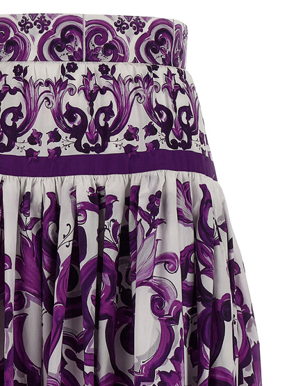 Majolica print skirt Skirts