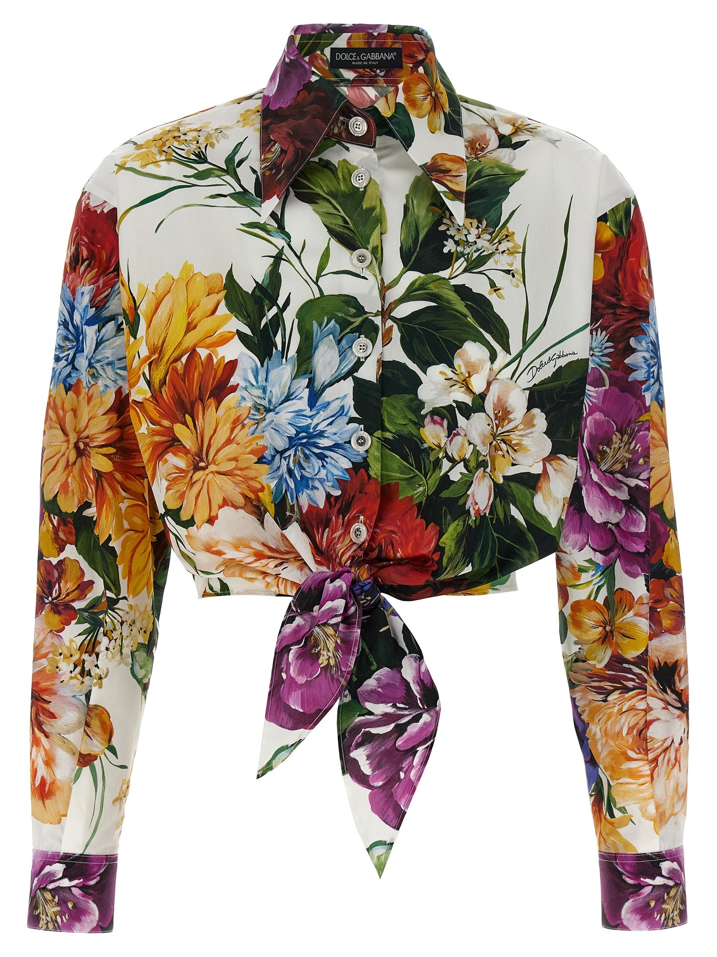 Floral crop shirt Shirt, blouse