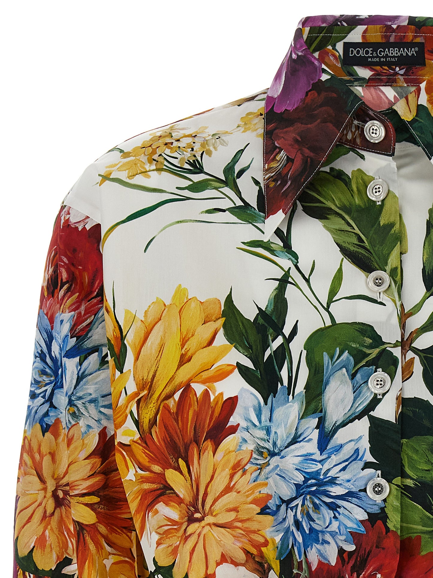 Floral crop shirt Shirt, blouse