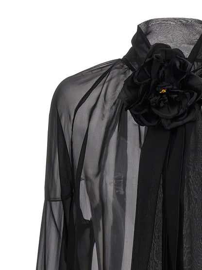 Rose chiffon shirt Shirt, blouse