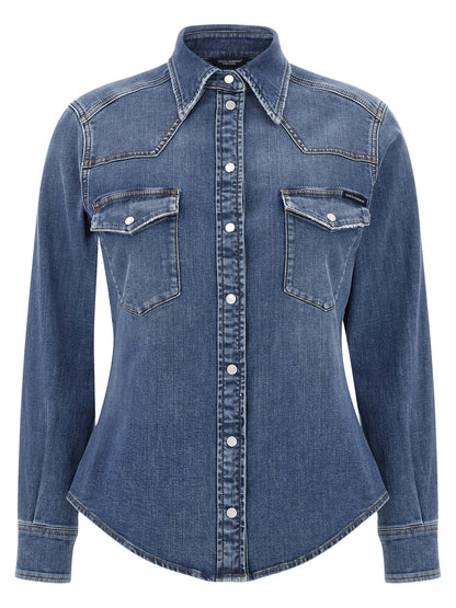 Denim shirt Shirt, blouse