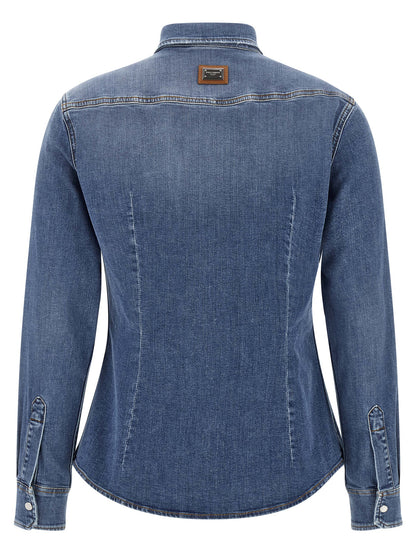 Denim shirt Shirt, blouse