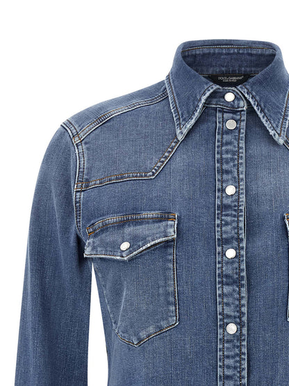 Denim shirt Shirt, blouse